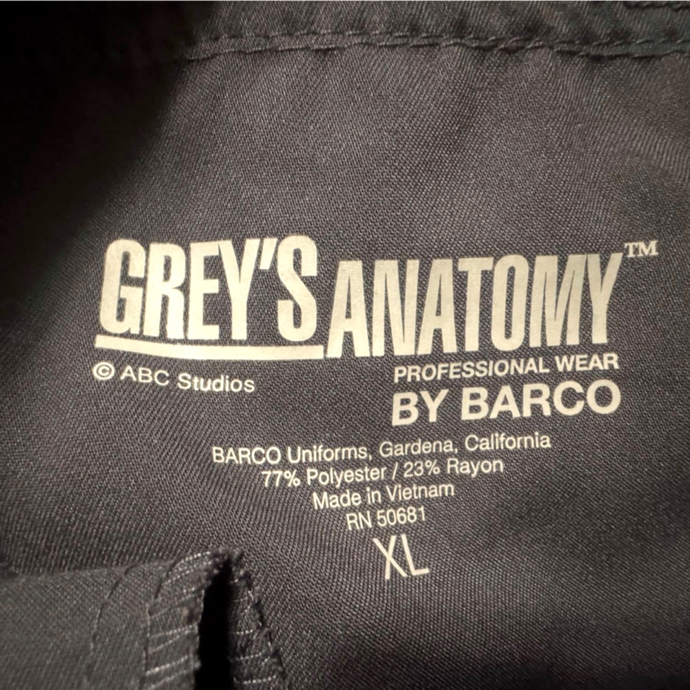 Grey's Anatomy Women's Professional Wear by Barco - Black